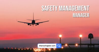 บริษัท SAMS หรือ Southeast Asia Aircraft Maintenance Services เปิดรับสมัครตำแหน่ง Safety Management Manager ประสบการณ์การทำงานอย่างน้อย 5 ปี และประสบการณ์อย่างน้อย 2 ปีงานด้านการบินหรือที่เกี่ยวข้องกับงาน Safety Management ทำงานที่สนามบินดอนเมือง, สุวรรณภูมิ และสำนักงานใหญ่ที่ Habito Mall