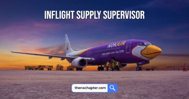 สายการบิน Nok Air นกแอร์ เปิดรับสมัครตำแหน่ง Inflight Supply Supervisor วุฒิ ป.ตรี ด้านการจัดการ Supply Chain, บริหาร หรือที่เกี่ยวข้อง มีประสบการณ์อย่างน้อย 2 ปี งาน Supply Chain Management, จัดซื้อ, งาน Catering ทำงานที่สนามบินดอนเมือง