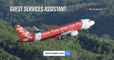 สายการบิน Thai AirAsia เปิดรับสมัครตำแหน่ง Guest Services Assistant วุฒิ ป.ตรี ทุกสาขา มีประสบการณ์งานบริการลูกค้าหรืองานกราวด์ ทำงานที่สนามบินหาดใหญ่ ขอ TOEIC 600 คะแนนขึ้นไป