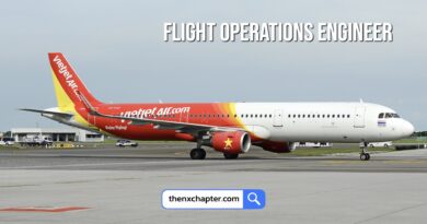 สายการบิน Thai Vietjet เปิดรับสมัครตำแหน่ง Flight Operations Engineer Officer วุฒิ ป.ตรี Aerospace Engineering, Aviation Management, IT หรือที่เกี่ยวข้อง ทำงานที่สนามบินสุวรรณภูมิ