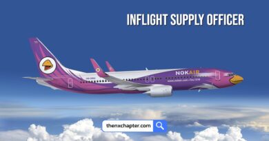 สายการบิน Nok Air นกแอร์ เปิดรับสมัครตำแหน่ง Inflight Supply Supervisor วุฒิ ป.ตรี สาขาที่เกี่ยวข้อง มีประสบการณ์ด้าน Ground Handling/Cargo Operation จะพิจารณาเป็นพิเศษ ทำงานที่สนามบินดอนเมือง