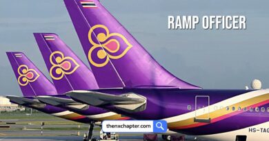 การบินไทย Thai Airways เปิดรับสมัครตำแหน่ง Ramp Officer Transportation, Aircraft Ground Equipment Service กลุ่มงานบริการขนส่งและอุปกรณ์ภาคพื้น รวม 59 อัตรา วุฒิ ปวส. ขอ TOEIC 350 คะแนนขึ้นไป ทำงานที่สนามบินสุวรรณภูมิ สมัครได้ถึง 28 ตุลาคม
