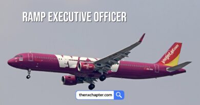 สายการบิน Thai Vietjet เปิดรับสมัครตำแหน่ง Ramp Executive Officer วุฒิ ป.ตรี ประสบการณ์ 1-2 ปี โดยเฉพาะงานด้าน Catering ด้านการบิน ทำงานที่สนามบินสุวรรณภูมิ