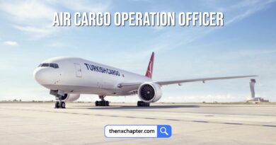 Turkish Cargo เปิดรับสมัครตำแหน่ง Air Cargo Operation Officer วุฒิ ป.ตรี ทุกสาขา หากเป็นสาขาธุรกิจการบินจะพิจารณาเป็นพิเศษ มีประสบการณ์งาน Warehouse Operation หรือ Ramp Operation อย่างน้อย 2-3 ปี ทำงานที่สนามบินสุวรรณภูมิ