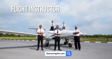 โรงเรียนการบิน BAC หรือ Bangkok Aviation Center เปิดรับสมัครตำแหน่ง Flight Instructor ครูการบิน วุฒิ ป.ตรี ทุกสาขา 1 อัตรา ขอ ICAO Level 5 ขึ้นไป รายละเอียดอื่นๆอ่านได้ที่รูปด้านล่าง สมัครได้ถึง 15 พฤศจิกายน