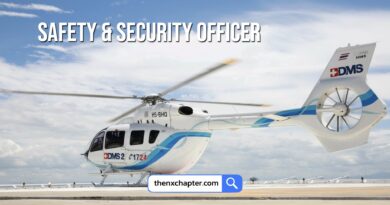 บริษัท Bangkok Helicopter Services เปิดรับสมัครตำแหน่ง Safety & Security Officer วุฒิ ป.ตรี หากเป็นด้านการบินจะพิจารณาเป็นพิเศษ มีประสบการณ์ 2-3 ปีงาน Safety Management, Aviation Security, Quality Assuarance ทำงานที่โรงซ่อมบำรุงอากาศยานการบินกรุงเทพ สนามบินดอนเมือง