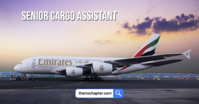 สายการบิน Emirates เปิดรับสมัครตำแหน่ง Senior Cargo Assistant วุฒิ ม.ปลาย ขึ้นไป ประสบการณ์อย่างน้อย 3 ปี งาน Cargo Operations สายการบิน รวมถึงประสบการณ์งาน Cargo Agent หรือใกล้เคียง อย่างน้อย 2 ปี ทำงานที่สนามบินภูเก็ต