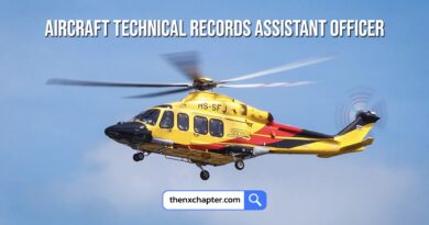SFS Aviation เปิดรับสมัครตำแหน่ง Aircraft Technical Records Assistant Officer วุฒิ ป.ตรี ทุกสาขา ประสบการณ์ 1-2 ปี งาน Data Record Officer, Admin Officer ทำงานที่สงขลา