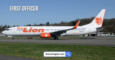 สายการบิน Thai Lion Air เปิดรับสมัครตำแหน่ง First Officer ของเครื่องบินแบบ Boeing B737-800 และ B737-900ER อายุไม่เกิน 45 ปี มีชั่วโมงบินอย่างน้อย 2,500 ชั่วโมง สมัครได้ถึง 31 มกราคม