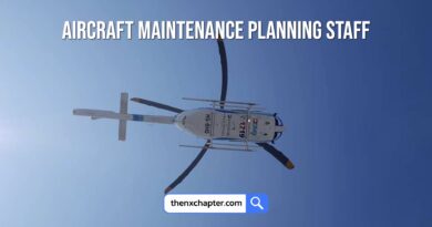 บริษัทกรุงเทพเฮลิคอปเตอร์ เซอร์วิสเซส จำกัด หรือ Bangkok Helicopter Services เปิดรับสมัครตำแหน่ง Aircraft Maintenance Planning Staff จบการศึกษาและมีความรู้เกี่ยวกับเครื่องยนต์ Turbine Power Rotary & เครื่องบินแบบ Fixed Wings มีประสบการณ์อย่างน้อย 3 ปีในการใช้โปรแกรมระบบควบคุมการบำรุงรักษาที่ได้รับการยอมรับในอุตสาหกรรมการบิน ขอ TOEIC 600 คะแนขึ้นไป ทำงานที่สนามบินดอนเมือง