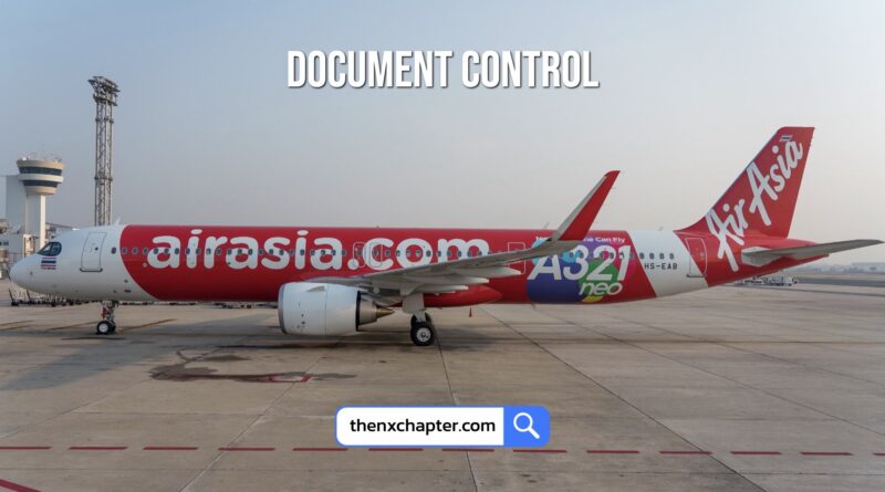 สายการบิน Thai AirAsia เปิดรับสมัครตำแหน่ง Document Control Officer วุฒิ ป.ตรี Aviation Management, Airport Management, Airline Business หรือที่เกี่ยวข้อง ประสบการณ์งาน Documentation อย่างน้อย 1 ปี มีความรู้เกี่ยวกับเรื่อง Document Control Procedures หากมีประสบการณ์เกี่ยวกับเรื่อง ISO จะพิจารณาเป็นพิเศษ สื่อสารภาษาอังกฤษได้เป็นอย่างดี
