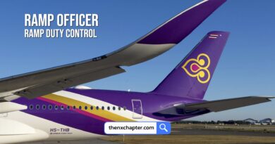 Thai Airways การบินไทย เปิดรับสมัครตำแหน่ง Ramp Officer of Ramp Duty Control สังกัดกลุ่มงานควบคุมอุปกรณ์ภาคพื้น 38 อัตรา วุฒิ ป.ตรี ขอ TOEIC 450 คะแนนขึ้นไป ทำงานที่สนามบินสุวรรณภูมิ สมัครได้ถึง 27 มกราคม