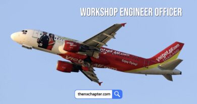 สายการบิน Thai Vietjet เปิดรับสมัครตำแหน่ง Workshop Engineer Officer ซึ่งจะแบ่งเป็น 3 ตำแหน่งย่อย ได้แก่ Structure Repair, Hydrostatic Test Technician (HST) และ Escape Slide วุฒิ ปวช.-ปวส. ทำงานที่ออฟฟิศกิ่งแก้ว สมัครได้ถึง 31 มกราคม