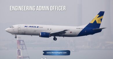 K-Mile เปิดรับสมัครตำแหน่ง Engineering Admin Officer (EAO) วุฒิ ม.ปลาย ขึ้นไป มีประสบการณ์งานด้าน Admin สามารถใช้งาน MS Office ได้ มีทักษะในการสื่อสารที่ดี ทำงานที่สนามบินสุวรรณภูมิ