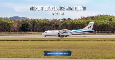 สายการบิน Bangkok Airways เปิดรับสมัครตำแหน่ง Airport Compliance Monitoring Specialist วุฒิ ป.ตรี ประสบการณ์อย่างน้อย 5 ปี มีความรู้ด้านการจัดการสนามบิน มาตรฐานงานท่าอากาศยาน ขอ TOEIC 550 คะแนนขึ้นไป ทำงานที่สำนักงานใหญ่
