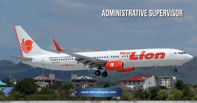 สายการบิน Thai Lion Air เปิดรับสมัครตำแหน่ง Administrative Supervisor หัวหน้างานธุรการ แผนกรักษาความปลอดภัย วุฒิ ป.ตรี ทุกสาขา อายุไม่เกิน 45 ปี มีประสบการณ์ทำงาน Administrative Officer หรือที่เกี่ยงข้องอย่างน้อย 2 ปี สามารถใช้งาน MS Office ได้เป็นอย่างดี