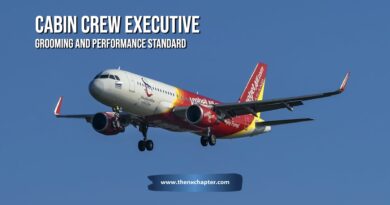 สายการบิน Thai Vietjet เปิดรับสมัครตำแหน่ง Cabin Crew Executive - Grooming and Performance Standard วุฒิ ป.ตรี ทุกสาขา มีประสบการณ์เป็นลูกเรืออย่างน้อย 3 ปี โดยถ้าเป็นระดับหัวหน้าจะพิจารณาเป็นพิเศษ ขอ TOEIC 700 คะแนนขึ้นไป ทำงานที่สุวรรณภูมิ