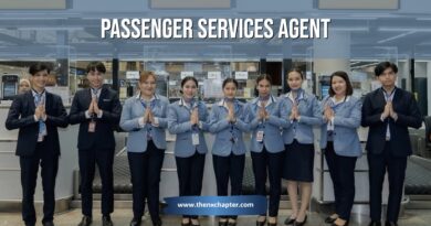 บริษัท AOTGA เปิดรับสมัครตำแหน่ง Passenger Services Agent เจ้าหน้าที่การโดยสาร วุฒิ ป.ตรี ทุกสาขา อายุ 22 ปีขึ้นไป ขอ TOEIC 550 คะแนนขึ้นไป ยินดีต้อนรับนักศึกษาจบใหม่ ทำงานที่สนามบินสุวรรณภูมิ