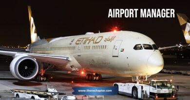 สายการบิน Etihad เปิดรับสมัครตำแหน่ง Airport Manager วุฒิ ป.ตรี หรือเทียบเท่า หรือมีประสบการณ์การทำงานที่บ่งบอกถึงทักษะเฉพาะทาง มีประสบการณ์ 7-9 ปี สายบริหารหรือหัวหน้า สามารถทำงานภายใต้สภาพแวดล้อมที่มีแรงกดดันสูงและสามารถทำงานกับทีมที่มีความหลากหลาย
