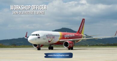 สายการบิน Thai Vietjet เปิดรับสมัครตำแหน่ง Workshop Officer (Non-Destructive Testing) วุฒิ ปวส. ป.ตรี สาขา Aerospace, วิศวะเครื่องกล, Welding Tech, Material Science มีประสบการณ์ด้าน NDT โดยเฉพาะในงานซ่อมบำรุงอากาศยาน (MRO) สามารถอ่านและตีความเอกสารเทคนิคได้ดี หากมีความรู้ตามมาตรฐาน EN4179 และ NAS410 จะได้รับการพิจารณาเป็นพิเศษ