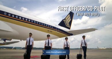 Singapore Airlines – Direct Entry First Officer/Co-Pilot (B747, B777, B787)