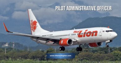 สายการบิน Thai Lion Air เปิดรับสมัครตำแหน่ง Pilot Administrative Officer เจ้าหน้าที่ธุรการแผนกการบิน วุฒิ ป.ตรี ทุกสาขา อายุ 22-30 ปี ยินดีต้อนรับเด็กจบใหม่ สื่อสารภาษาอังกฤษได้เป็นอย่างดี ใช้งาน MS Office ได้คล่องแคล่ว ทำงานที่สนามบินดอนเมือง