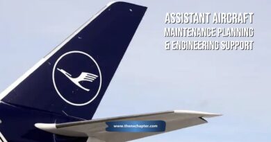 Lufthansa รับสมัคร Assistant Aircraft Maintenance Planning and Engineering Support ขอ TOEIC 700+