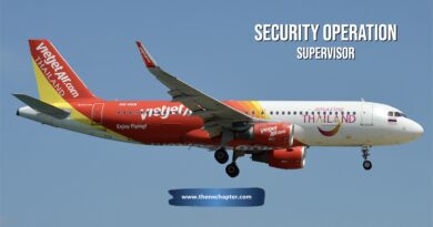 สายการบิน Thai Vietjet เปิดรับสมัครตำแหน่ง Security Operation Supervisor วุฒิ ป.ตรี ทุกสาขา มีประสบการณ์อย่างน้อย 3 ปี งานปฏิบัติการหรือความปลอดภัยการบิน มีความรู้เกี่ยวกับกฎระเบียบด้านความปลอดภัยการบิน ทั้งระบบรักษาความปลอดภัย การควบคุมการเข้าออก และภาพรวมของการก่อการร้าย ใช้ภาษาไทยและอังกฤษได้ดีที่ ทำงานที่สนามบินเชียงใหม่