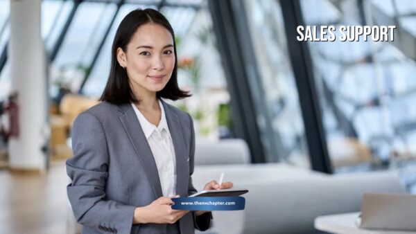 บริษัท Royal Airport Services เปิดรับสมัครตำแหน่ง Sales Support รับ 1 อัตรา วุฒิ ป.ตรี บริหาร, การตลาด, การจัดการการบิน หรือที่เกี่ยวข้อง ประสบการณ์งาน Sales, Customer Service อย่างน้อย 3 ปี หากมี TOEIC 700 คะแนนขึ้นไปจะพิจารณาเป็นพิเศษ ทำงานที่หมู่บ้านชวนชื่น ถ.วิภาวดีรังสิต แขวงสนามบิน